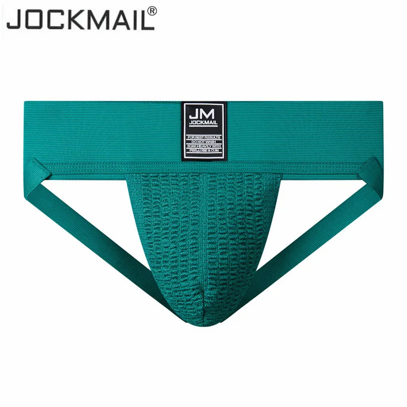 JOCKMAIL Gym Workout Jockstrap with 3\