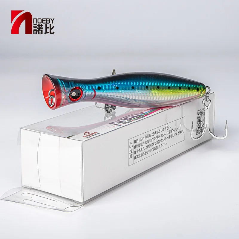 Noeby Popper Fishing Lure 120mm 43g 160mm 78g 200mm 154g Topwater Wobblers Saltwater Artificial Hard Bait for GT Fishing Tackle