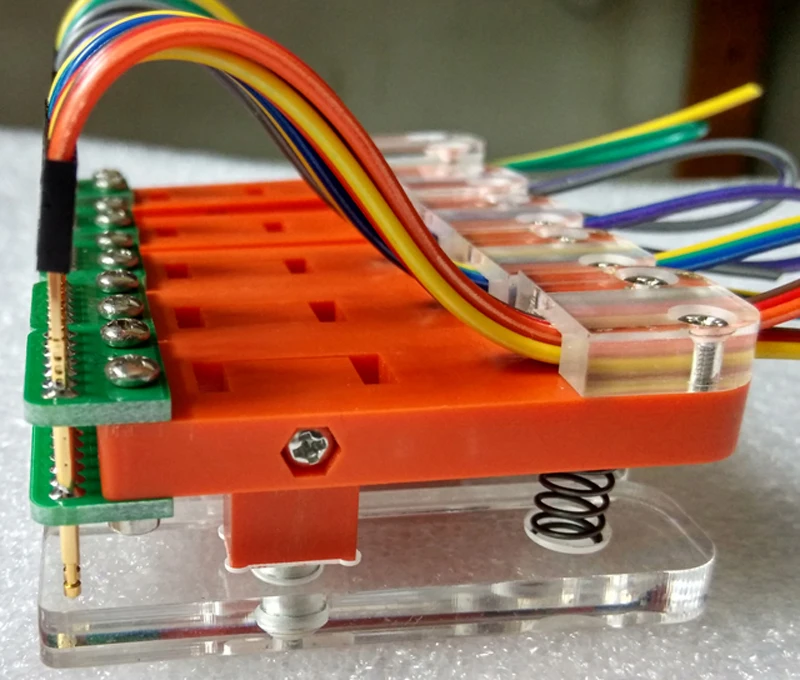DYKB 2.00 millimetri spaziatura banco di Prova PCB clip di Morsetto di Fissaggio Sonda pogo pin Download del Programma Bruciare 3P 4P 5P 6P 7P 8P 9P 10P 3pin-10P