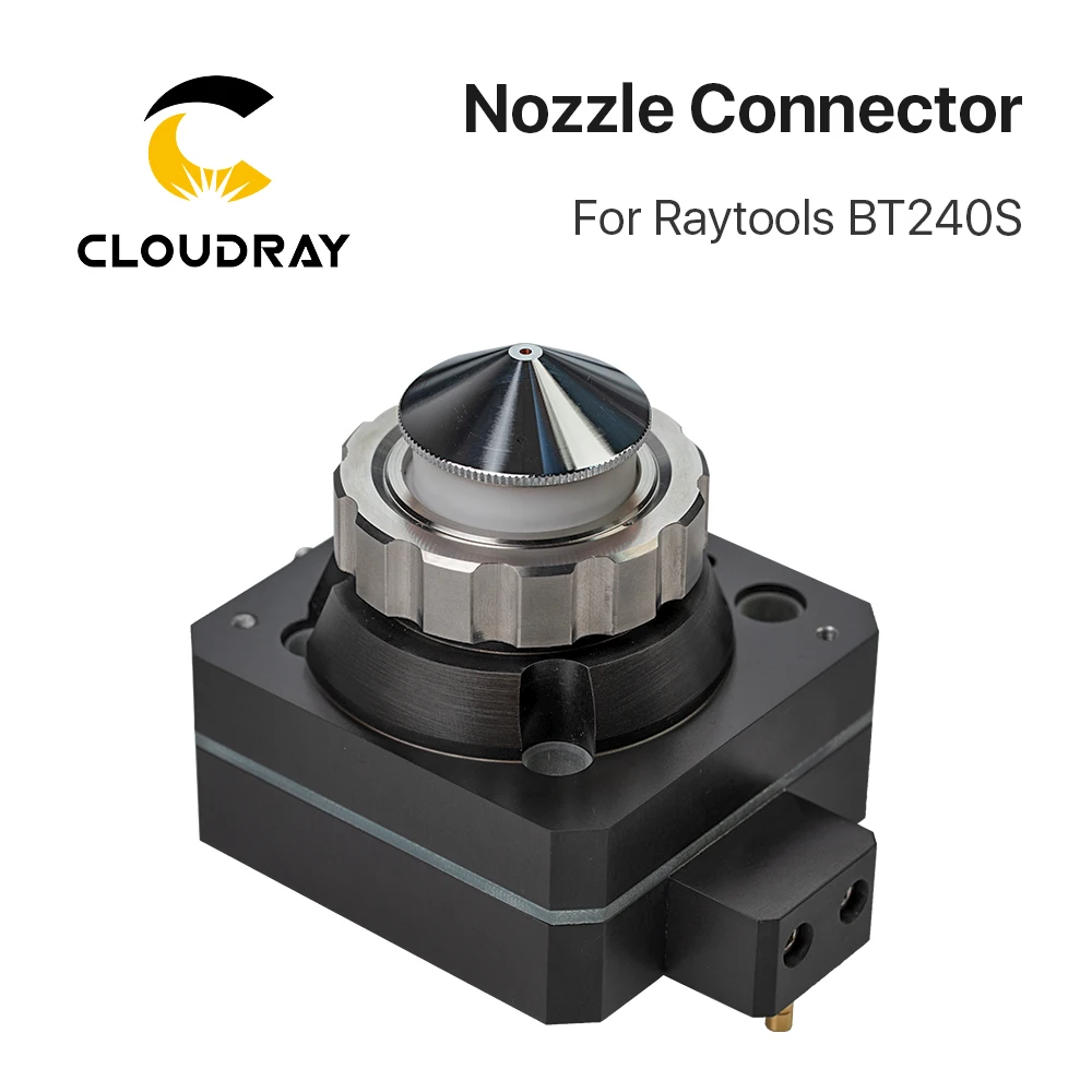 Cloudray Original BT240S Laser Head Nozzle Connector Nozzle Holder Ceramic Connector for Raytools BT240S Laser Cutting Head