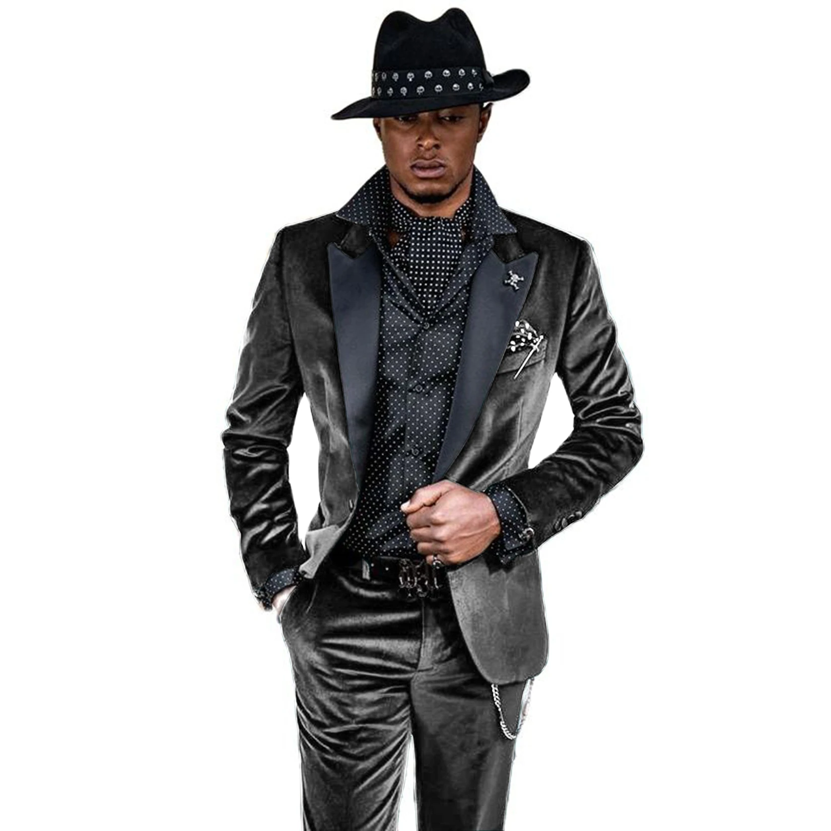 Blazer Homme Halloween – Style Smoking élégant Avec Touches Festives – Costume Déguisement Adulte – Grandes Tailles – Pour Soirée, Déguisement Chic Et Décontracté