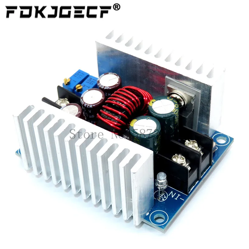 300W 20A DC-DC Buck Converter Step Down Module Constant Current LED Driver Power Step Down Voltage Module Electrolytic Capacitor