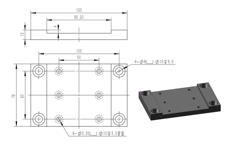 Linear module slideway accessories module connector linear module foundation
