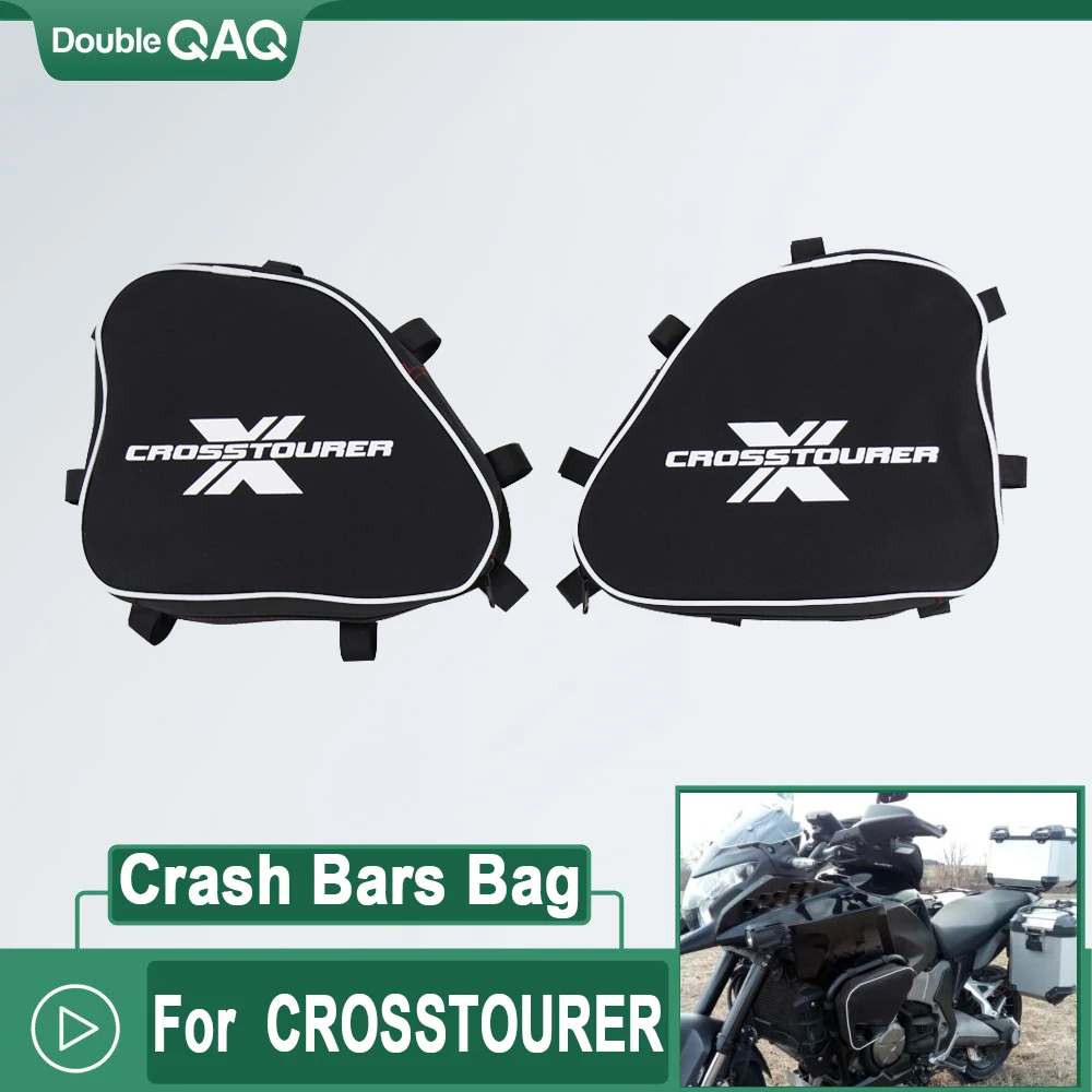 

Crosstourer For Honda CROSSTOURER New Motorcycle Accessories A pair Frame Crash Bars Waterproof Bag Repair Tool Placement Bag