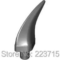 * Tooth w. shaft * DIY 계몽 블록 벽돌 부품, No.87747, 다른 조립 입자 호환 가능, 50 개