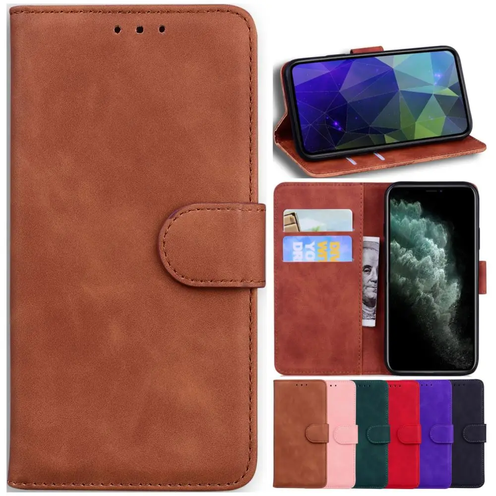 

S20Fe Leather Business Wallet For Case Samsung Galaxy A6 Plus 2018 A8 J330 J530 S8 S9 S10E S10 S20 Fe Note 20 Ultra A51 A71 E26F