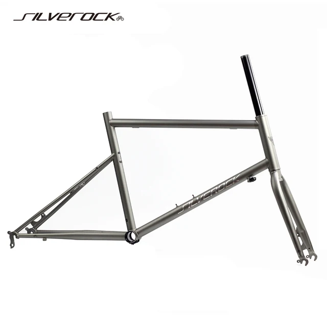 SILVEROCK STEAM Chrome Frame Fork 451 406 20 "1 1/8" Minivelo Disc Caliper U Brake Urban Adult Classic Bikes Frameset