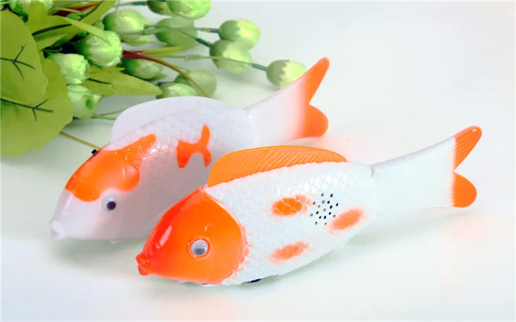 With Lamp Electronic Plastic Flashing Battery Operated 2021 music fish Light Electric Music Rocking Fish Tail Will Be Brighter
