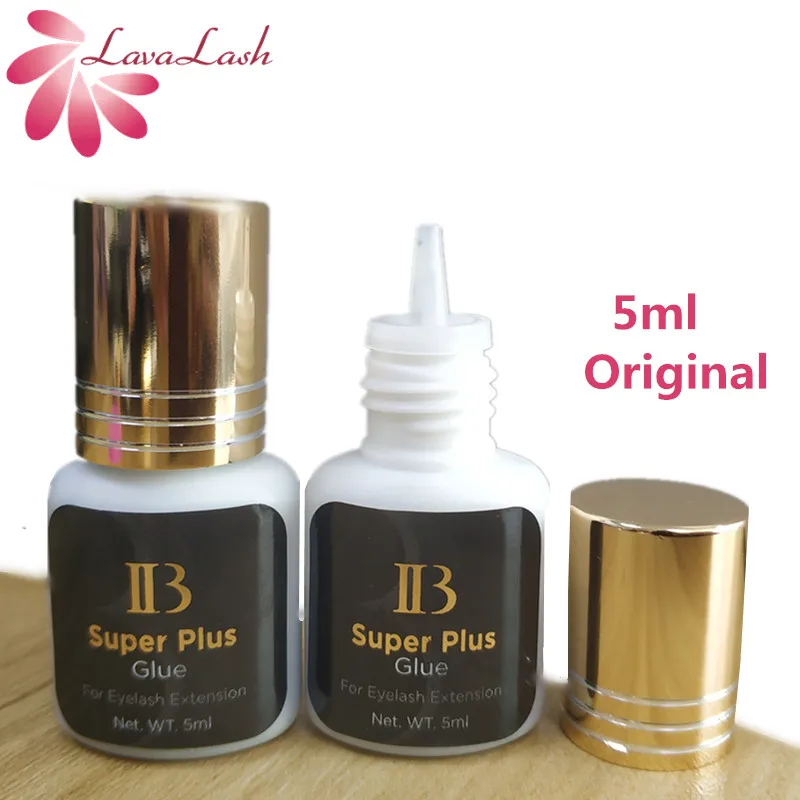 Ibeauty 5ml IB Super Plus colla per estensioni delle ciglia originale corea 1-2S strumenti per colla per ciglia finte ad asciugatura rapida 5 bottiglie