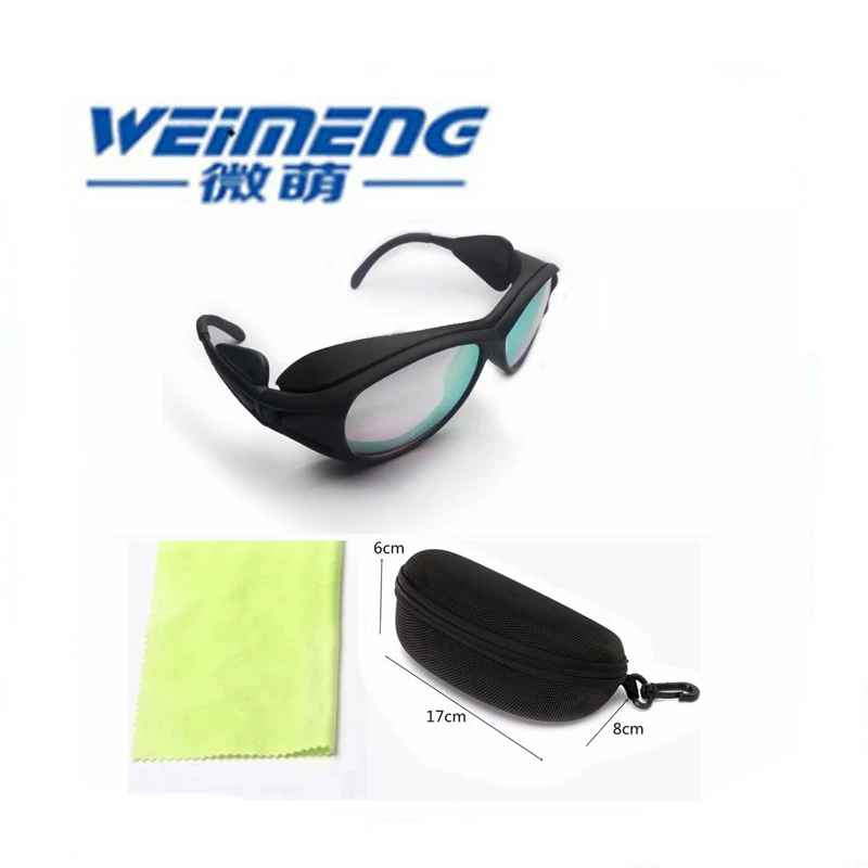 

Weimeng 400nm-700nm OD5+ safety IPL laser protective goggles for Photon beauty & photon skin renewal & red blood removal