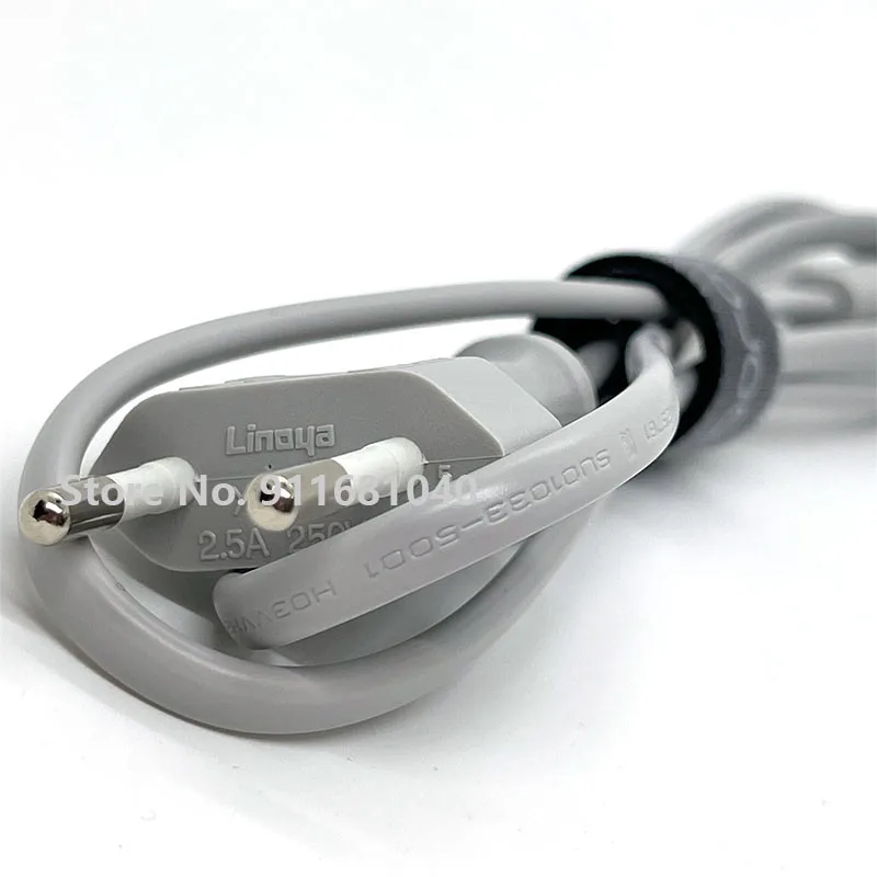 오리지널 로보락 로봇 진공 청소기 용 전원 코드 EU 플러그, S50/S55/S60/S65/S5 Max/S50 Max/S60 Pure/S7/S70 액세서리