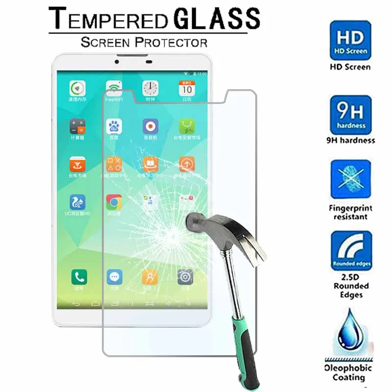 For Teclast P80 3G - 9H Premium Tablet Tempered Glass Screen Protector Film Protector Guard Cover