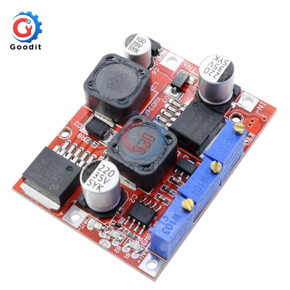 LM2596S LM2596 DC-DC 3.2V-40V to 1.25V-35V 2A Adjustable Step Down Power Supply Buck Converter Module Voltage Regulator Module