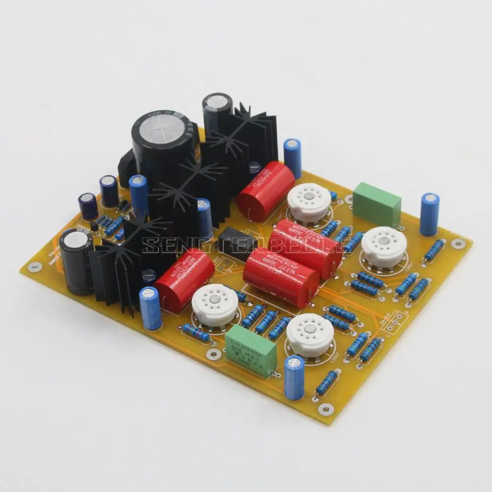 PRT06B HiFi 12AX7+12AT7 Tube Preamplifier Board Kit Based on Matisse Pre-Amp New