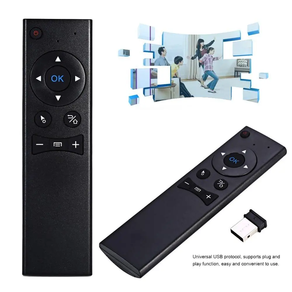 MX6 2.4G Wireless Voice IR Learning Remote Controller Air Mouse USB2.0 Receiver for PS3/PS4 Gamepad Gaming Smart Android TV Box