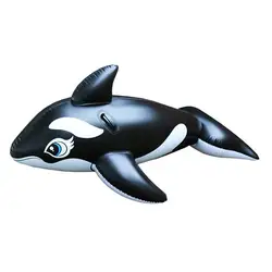 Whale Floating Mat Durable PVC Iatable Large Whale Shape Floating Mat Water Park Entertainment Swim Ring Swimming Supplies