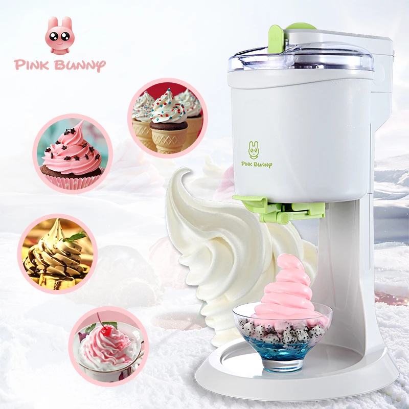 เครื่องไอศกรีมกรวยเครื่องไอศกรีมม้วนหน้าแรกอัตโนมัติโยเกิร์ตเด็ก Ice Cream Machine