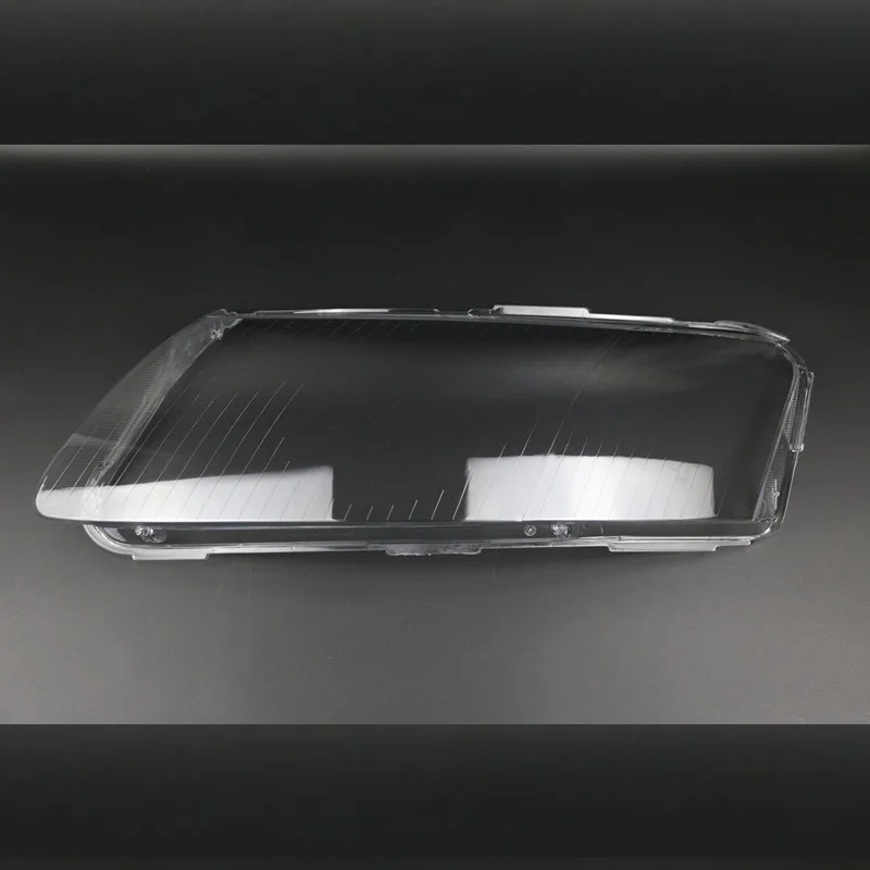 For Audi A6 C6 2006-2011 Headlight Lampshade  Transparent Headlight Lens Left and Right Lampshade Cover Lens Light Protection