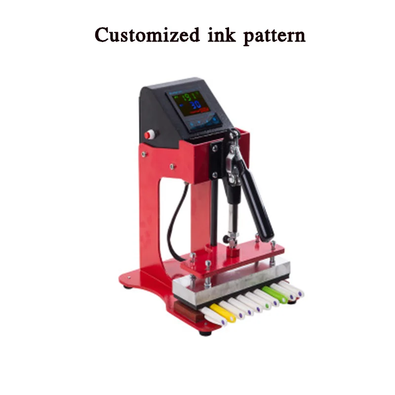Máquina de transferencia térmica, bolígrafo con revestimiento de transferencia térmica, pluma de impresión personalizada, máquina de impresión de