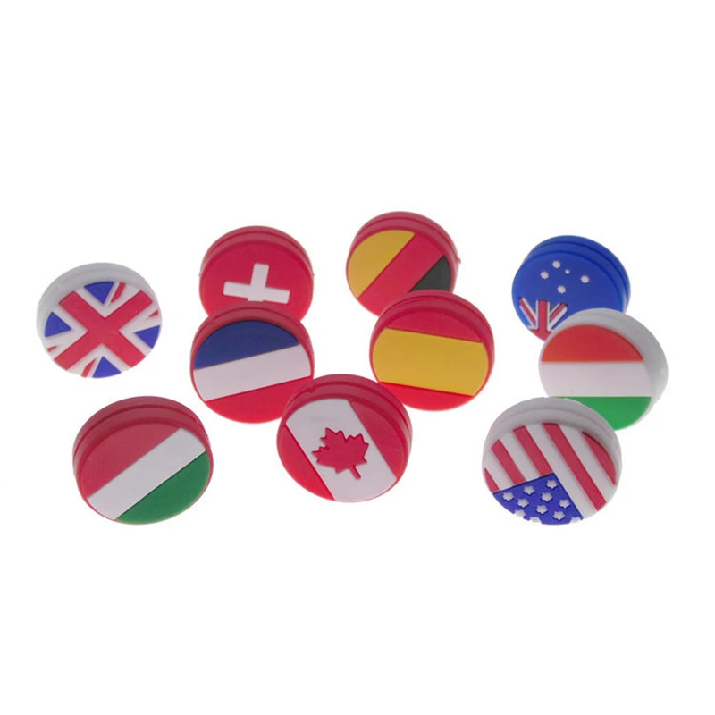 Fonoun Silica Gel Shock Absorber Damper 5pcs National Flag FZ66