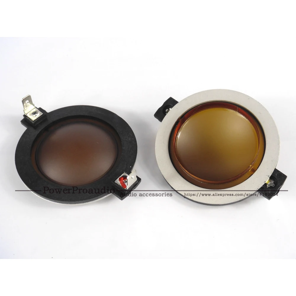 2pcs Replacement neodymium speaker diaphragm DE400 replacement tweeter 44mm voice coil for professional audio