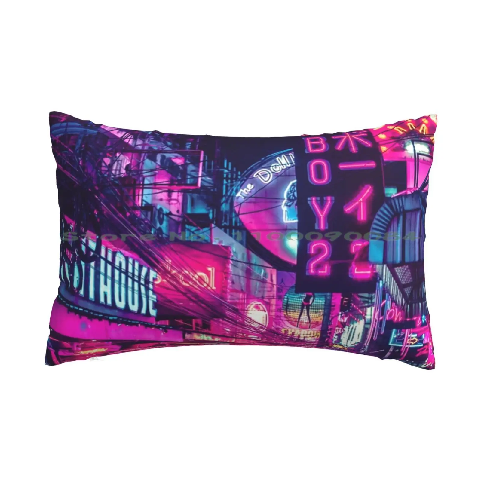 Nonhyeon Dong Street , Gangnam Seoul South Korea Pillow Case 20x30 50*75 Sofa Bedroom Afrojack Dj Mag Timmy Trumpet Steve Aoki