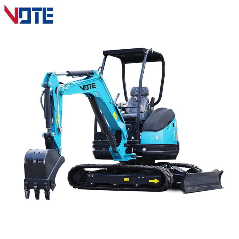 VTW-26s حفار صغير هيدروليكي شعار تخصيص 2 طن حفارة زاحفة الصانع للبيع