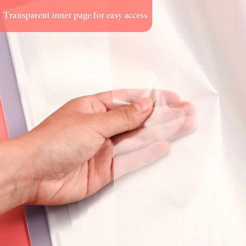 Classeur A4 Multicouche Transparent pour Documents de Test de Grossesse, Sac de Rangement, Journal de Réception