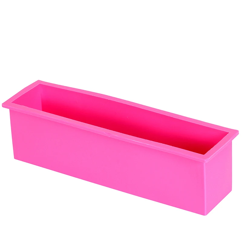 Nicole Silicone Soap Mold Rectangular Wooden Box with Flexible Silicone Liner for DIY Handmade Loaf Mould