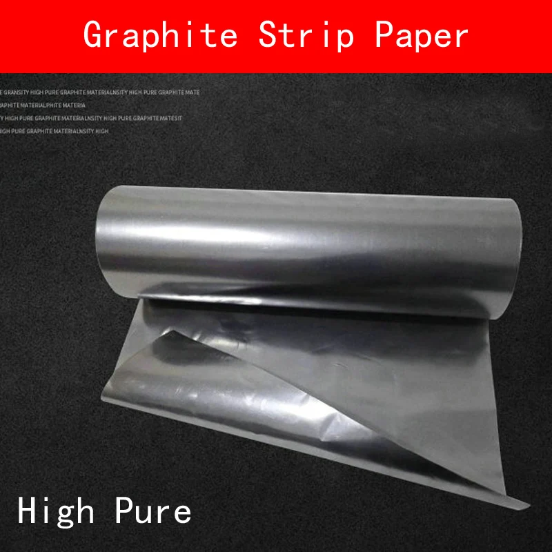 Graphite Strip Paper Thin Sheet High Pure Carbon Graphite Industrial Grade Flexible Graphite Carbon Strips Purity Mould