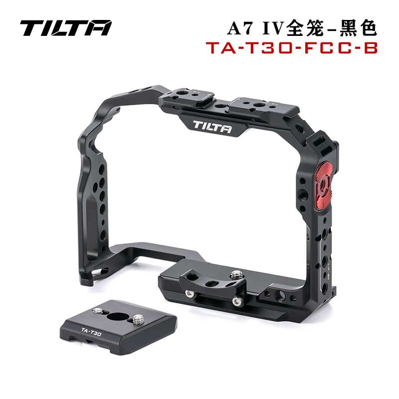 TILTA TA-T30-FCC-B A7M4 A7R5 Full Camera Cage Basic Kit Pro Kit for Sony a7 IV A7R V A1 A7S3 A7R4 A9 A9Ⅱ A73 A7R3 DSLR Cameras