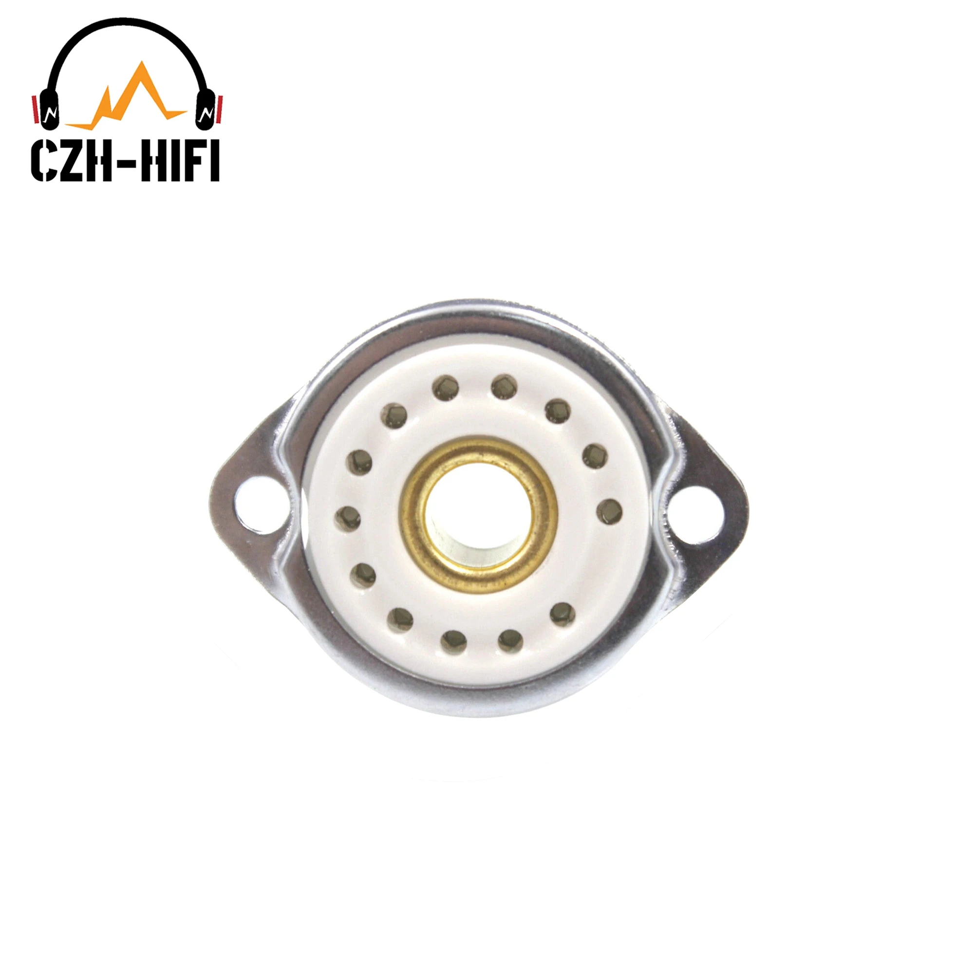 12pcs 13pin Tube Socket Ceramic Valve Base for B5092 GN4 B13B ZM1020 Vintage Audio Tube Amplifier DIY Circuit Project HiFi