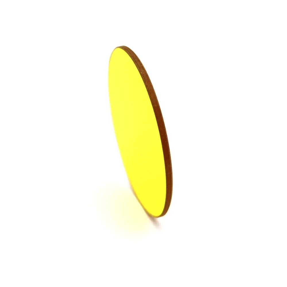 diameter 49mm 470nm led optical long pass yellow filter JB470