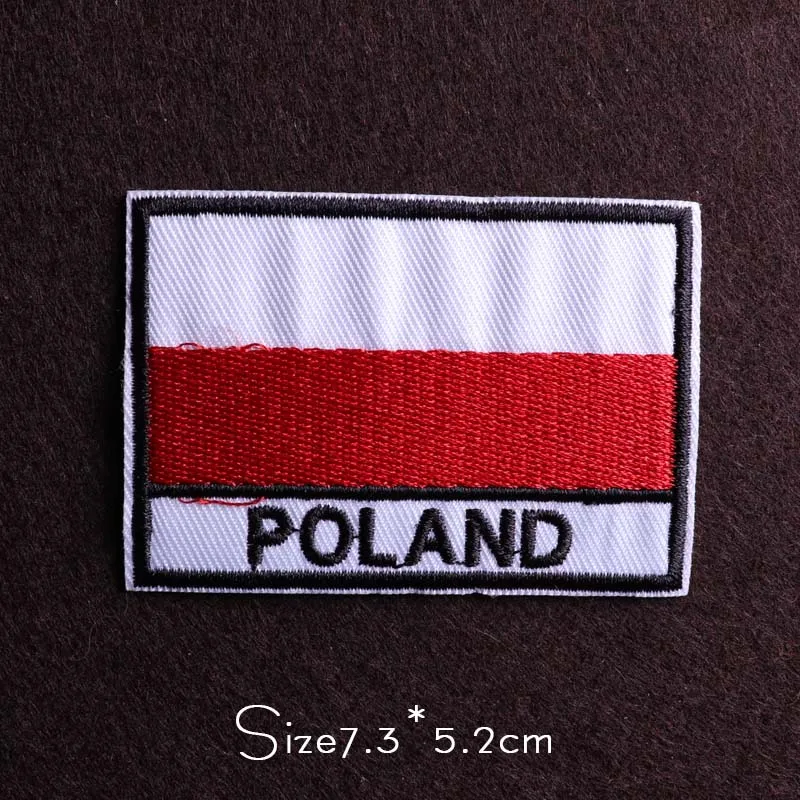 Flag/Embroidery Patch Iron On Patches On Clothes Embroidered Patches For Clothing thermoadhesive Military Patch Badge Stripes