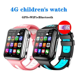 Reloj inteligente W5 4G para niño y niña, dispositivo con videollamada, posicionamiento GPS, mapas de Google, Android 9,0, Wifi, grabación de red interna