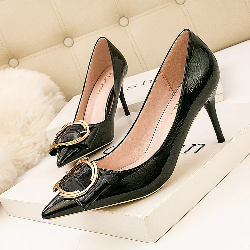 Women Classic Shoes High Heel Pumps Fashion 2022 Ladies Pointed Toe Wedding Dress Shoes Female Thin Heels Zapatos Mujer Autumn