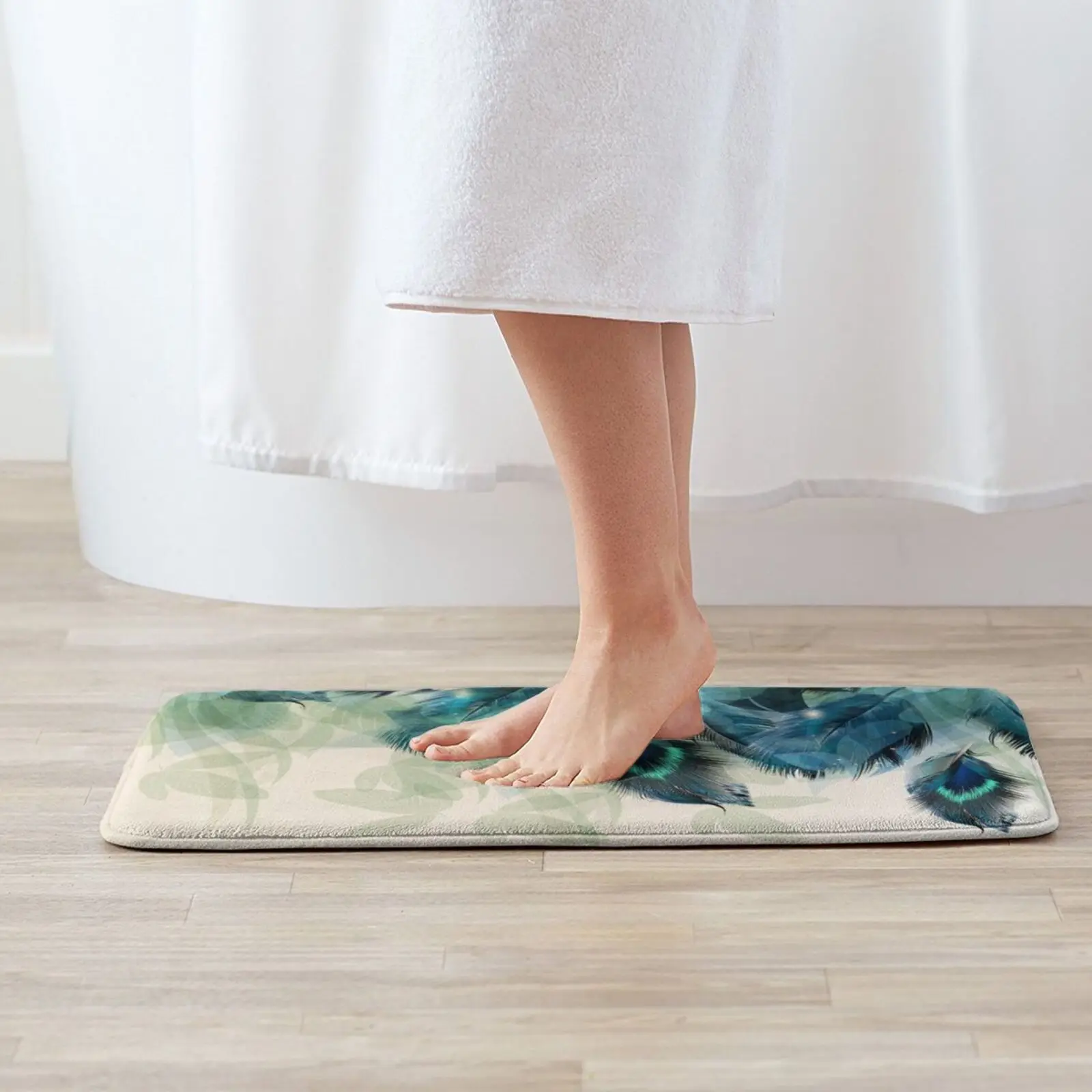 Peacock Feather Entrance Door Mat Bath Mat Rug My Little Whizzer My Little Twinkle Eye My Little Fizzy My Little Galaxy My