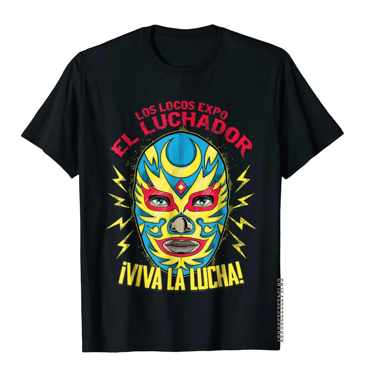 Viva La Lucha Luchador Lucha Libre Wrestling Fan Tshirt Plain Crazy Tops T Shirt Cotton Top T-Shirts For Men Cool