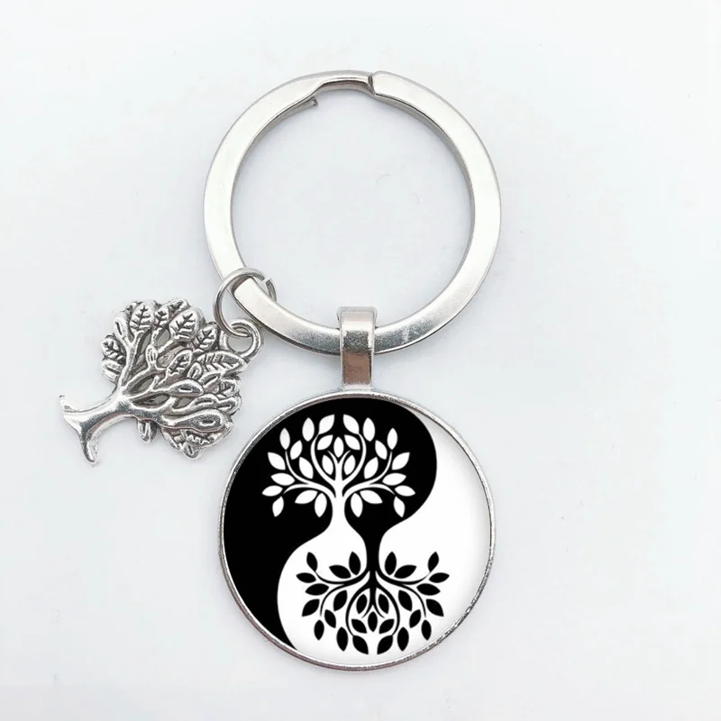 2020 FashionTree of Life KeyChain Vintage Handmade Art Key Chain Key Rings Party Gift Tree of Life Jewelry