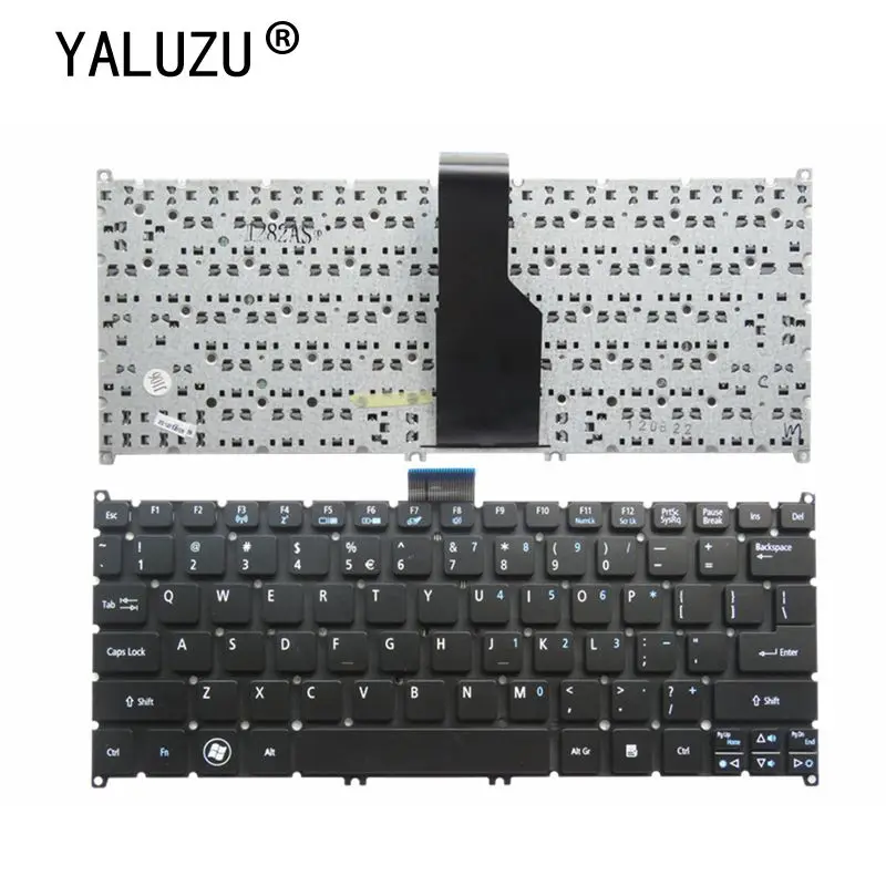 

YALUZU NEW US Laptop Keyboard For Acer Aspire V5-123 V5-131 V5-121 V5-171 Aspire One 725 756 AO725 AO756