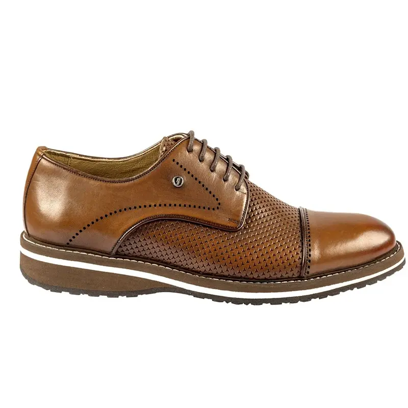 Fosco Genuine Leather Tan Men 'S Classic Shoes 9040