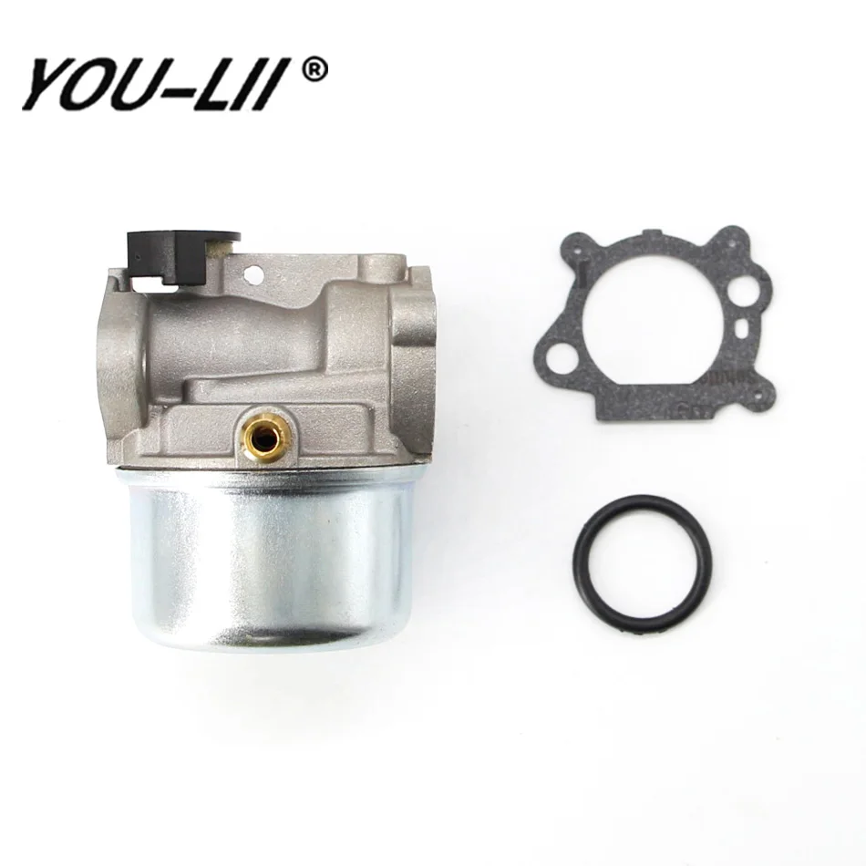 YOULII New Carburetor For Briggs&Stratton 799868 498254 497347 497314 498170 Chainsaw Carb Replacement with Gasket Repair kits