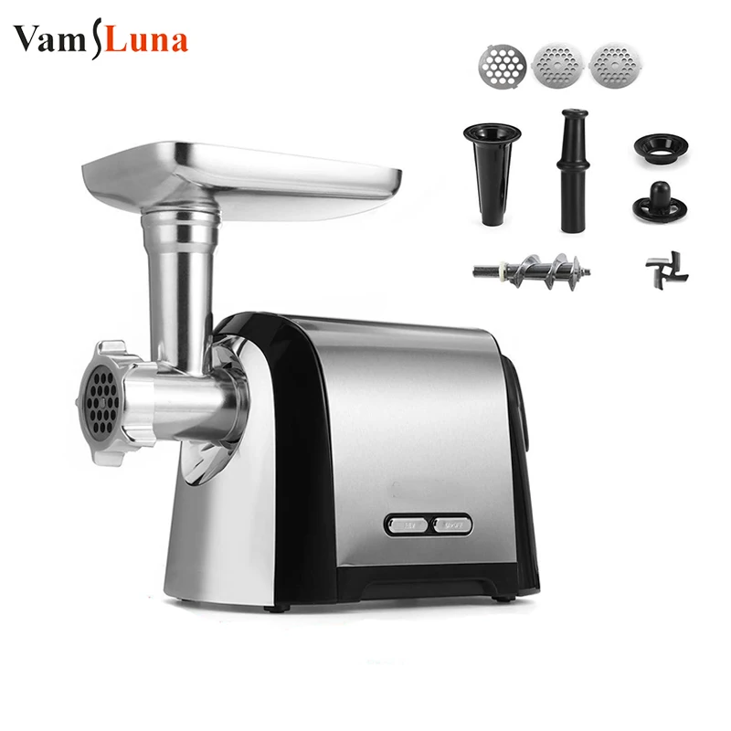 Heavy Duty 3200W Max Powerful Electric Meat Grinder Home Sausage Stuffer Meat Mincer Food Processor