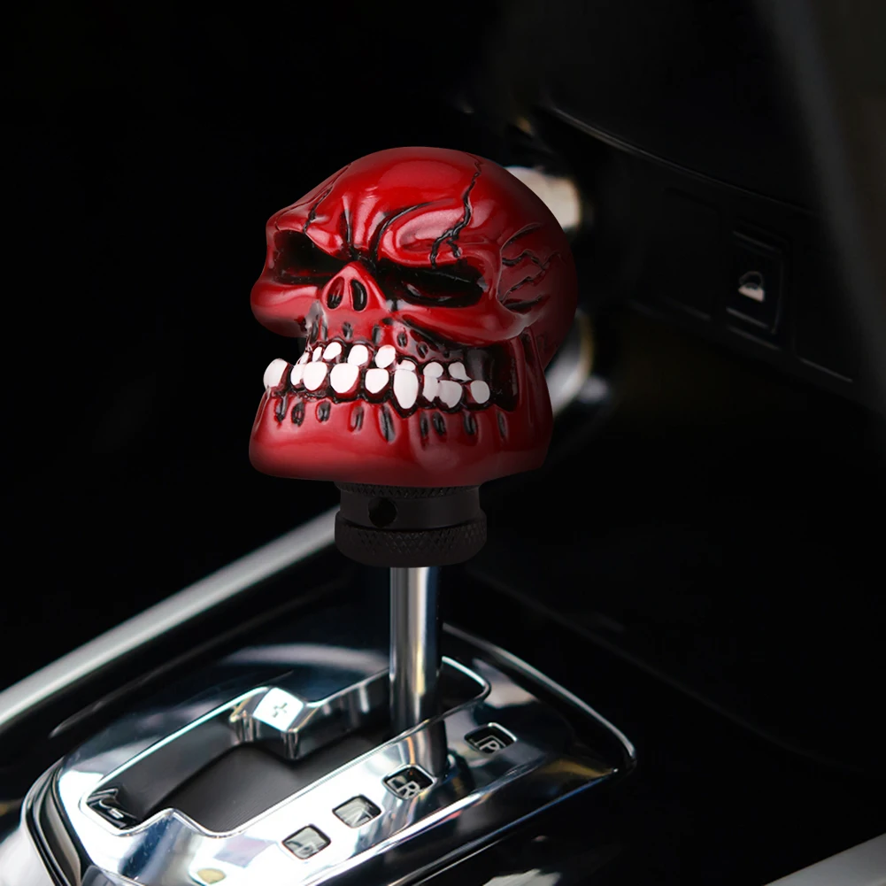 Automatic Gear Shift Knob Skull Personalized Modification Sport Lever Gear Stick Universal Manual Head Lever Auto Parts