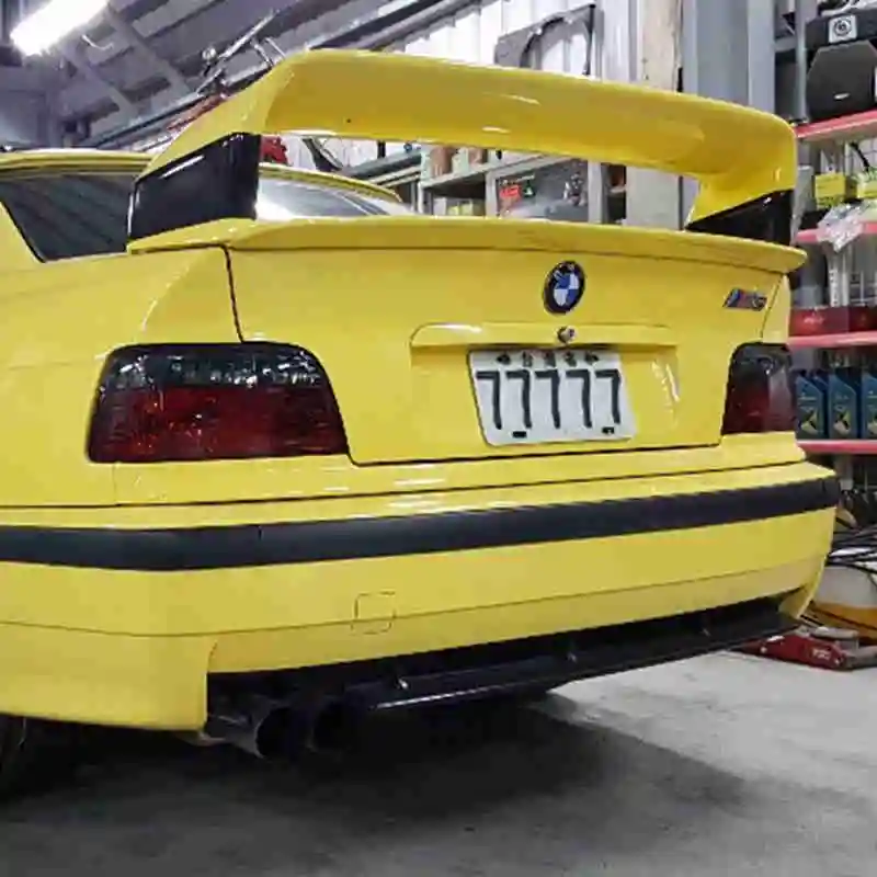 For BMW E36 M3 spoiler 1990-2000 BMW M3 series GT Style spoiler E36 Series 3 coupe ABS plastic materail unpainted spoiler