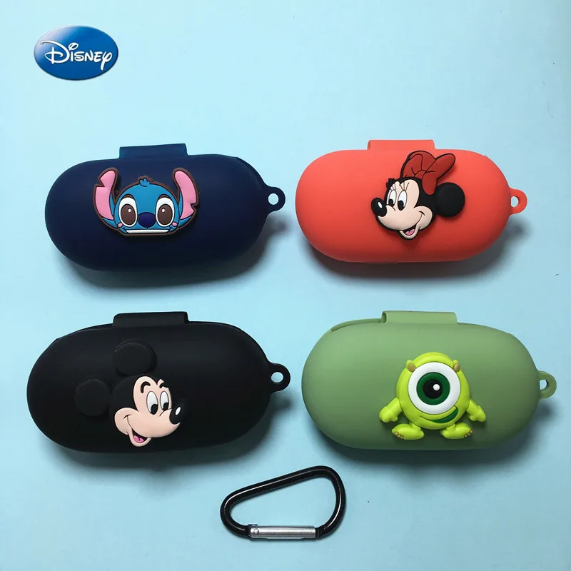 Cartoon Disney Earphone Case Cover For Sony WF-XB700 Wireless Bluetooth Earphone Case  Soft Silicone Colorful Protective Case