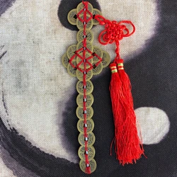 Taoist articles, copper coin sword, Qianlong copper coin sword, Fengshui pendant, ornament decoration