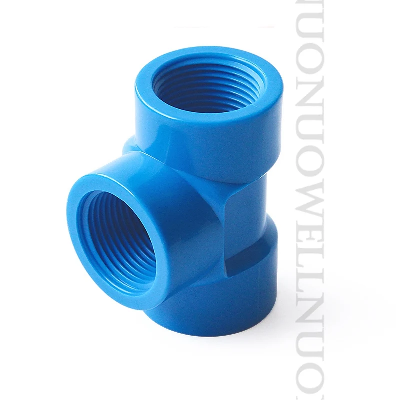 2~20pcs 1/2 3/4 1 Inch PVC Pipe Female Threaded Connector Plastic PVC Straight Elbow Tee Aquarium Fish Tank Water Supply Adapter