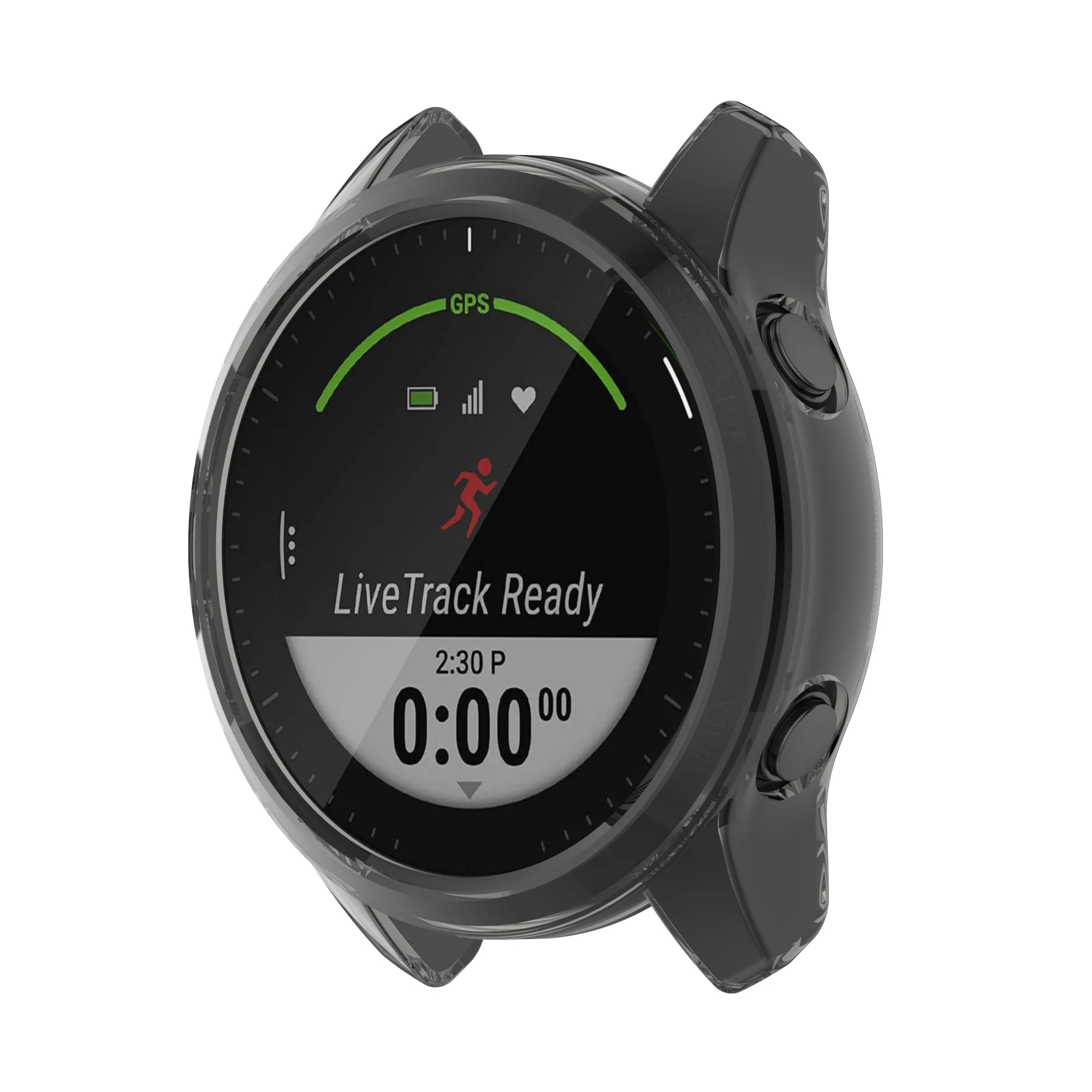 TPU Case For Garmin Forerunner 945 LTE Smart Watch Accessories Half-pack Hollow Protective Shell Shockproof Cover New