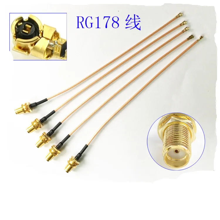 15cm PCB module RG178 coaxial pigtail cable SMA female to ufl IPEX